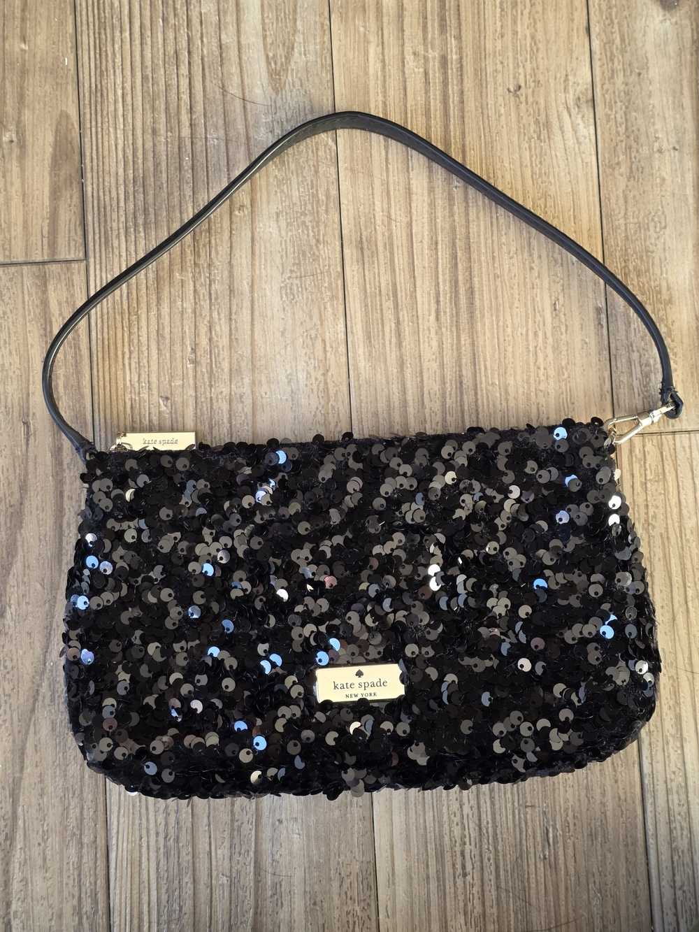 Kate Spade Kiki Sequin Convertible Wristlet